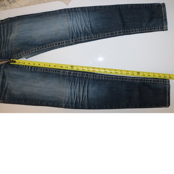 UNDERGROUND SOUL Skinny Ankle Blue Jeans - Waist 30x30 Inseam - Length 38 Rise7 - Picture 8 of 16